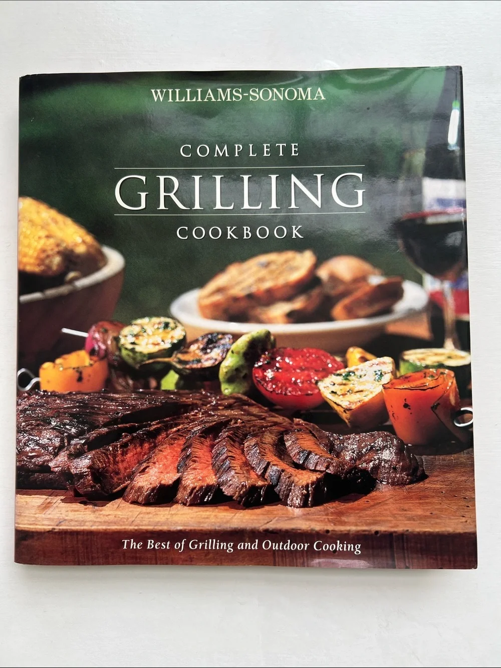 Williams-Sonoma Grilling Cookbook - Green Cover with Colorful Food Photo